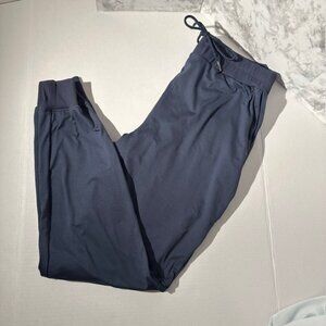 Travis Mathew Move Knit Joggers Women’s Size M Blue Stretch Athleisure Pants